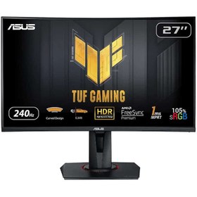 تصویر مانیتور منحنی مخصوص بازی ایسوس مدل TUF Gaming VG27VQM سایز 27 اینچ Asus TUF Gaming VG27VQM 27Inch Curved Monitor