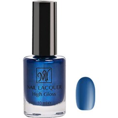 تصویر لاک ناخن مات شیشه گرد مای 896-آبی اقیانوسی ا my Nail Polish my Nail Polish