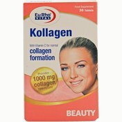 تصویر قرص کلاژن 1000 میلی گرم یوروویتال 30 عدد Eurho Vital Kollagen 1000mg 30 Tablets