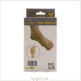 تصویر پد اصلاح کننده شست پا مدل ۱۰۱۵ پین مد Pin Med Toe Sleeve Code 1015 Free Size