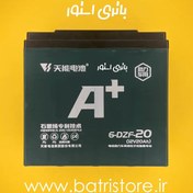 تصویر باتری 20 آمپر 12 ولت تکنولوژی ژل تیانینگ 2024 ups Battery ups gel 20 ah