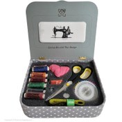 تصویر جعبه خیاطی هایلو مدل نانسی طرح چرخ خیاطی 