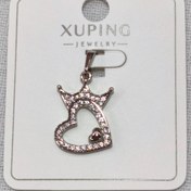 تصویر پلاک قلب و تاج ژوپینگ 