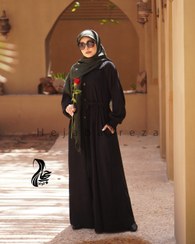 تصویر مانتو عبایی صدف 