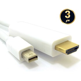 تصویر تبدیل کابلی mini Display به HDMI ای نت (3 متری) 