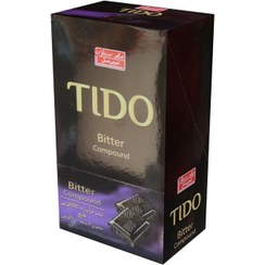 تصویر شکلات تابلت تلخ تیدو شیرین عسل - 100 گرم بسته 6 عددی 