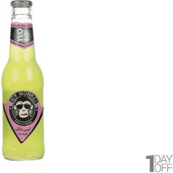 تصویر نوشابه گازدار با طعم آلوئه‌ورا آیسی مانکی مقدار 250 میلی‌لیتر 