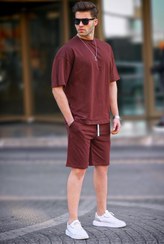 تصویر ست شلوارک مردانه بیسیک بنزینی 6377 