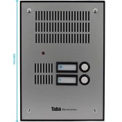 تصویر پنل آیفون صوتی تابا الکترونیک 2 واحدی TL-534 Taba TL-534 door Phone Panel