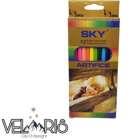 تصویر مدادرنگی ۱۲ رنگ SKY 