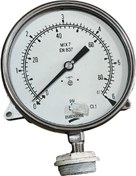 تصویر گیج فشار 6 بار Bourdon sedeme Bourdon Sedeme Manometer