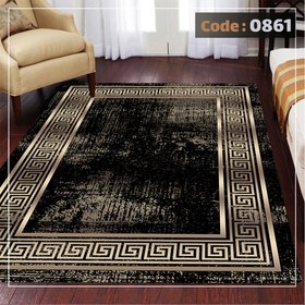 تصویر روفرشی کشدار مخمل شانل 12متری ورساچه 0861 carpet cover code: 0861