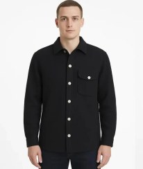 تصویر پیراهن زمستانه مشکی 