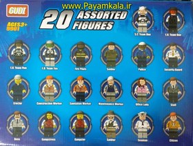 تصویر اسباب بازی ست آدمک لگویی 