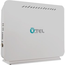 تصویر مودم روتر VDSL2/ADSL2 Plus بی سیم یوتل مدل V304F U.TEL V304F Wireless VDSL2/ADSL2 Plus Modem Router