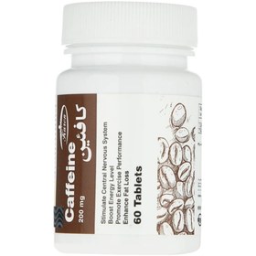 تصویر قرص کافئین بسته 60 عددی 