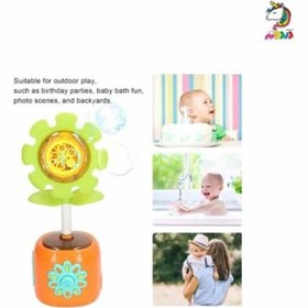 تصویر حباب ساز گل 