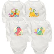 تصویر بادی نوزادی نیل کوک مدل DINO PARK مجموعه 4 عددی 