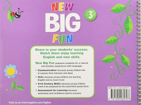 تصویر کتاب نیو بیگ فان 3 با کتاب تمرین و سی دی new big fun 3 