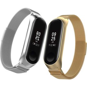 تصویر بند استیل حصیری ساعت هوشمند شیائومی Xiaomi Minalese Loop Bracelet | Mi Band 4 