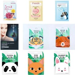 تصویر ماسک صورت ورقه ای ۲۵ گرمی پک ۱۲ عددی 