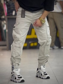 تصویر شلوار ده جیب کد 10096 - مشکی / ۳۲ 