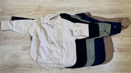 تصویر مانتو کتان لی پاییزه - سبز 