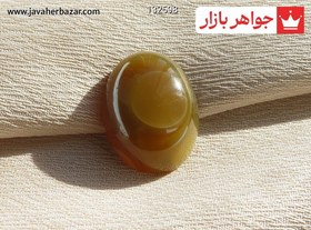 تصویر نگین عقیق باباقوری هندی زیبا کد 132598 