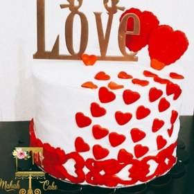 تصویر کیک ویژه ولنتاین 
