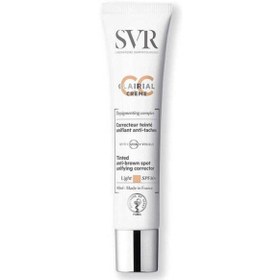 تصویر SVR کرم ضدآفتاب و کانسیلر Clairial CC SPF50 + روشن 40 میلی لیتر 