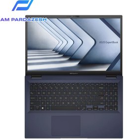 تصویر لپ تاپ ایسوس 15.6 اینچی مدل ExpertBook B1502CBA i5 1235U 8GB 512GB Asus ExpertBook B1502CBA i5 ۱۲۳۵U 8GB RAM 512GB SSD Iris Xe