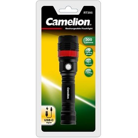 تصویر چراغ قوه دستی قابل شارژ کملیون مدل Camelion Rechargeable Flashlight RT395 