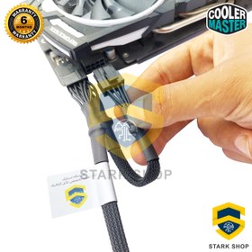 تصویر کابل 8 پین گرافیک پاور 850W کولرمستر مدل MWE GOLD Cooler master 