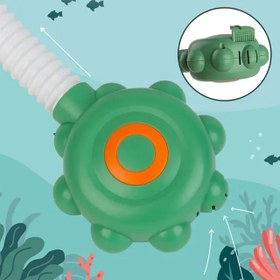 تصویر دوش اسباب بازی طرح ربات کد 8754 رنگ یاسی 