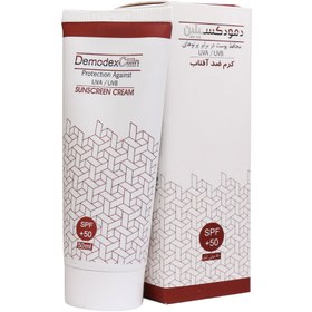 تصویر کرم ضد آفتاب رز بژ اس پی اف 50 فاقد چربی مدیوم 50 میل دمودکسیلین product code:23199