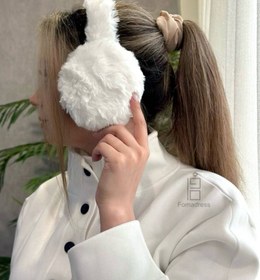 تصویر گوشگیر زمستانی تاشو مدل پوم پوم دار Folding wool earmuffs of some models