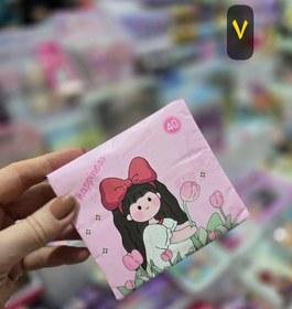 تصویر دستمال کاغذی طرح دار 