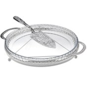 تصویر ست کیک‌ خوری و کفگیر کویین ان مدل آنتیک (Queen Anne) کد 6227 