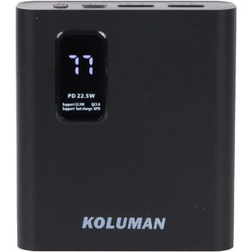 تصویر پاوربانک کلومن مدل KP-025 ظرفیت 10000 میلی آمپر ساعت Koluman KP-025 mobile charger 10000 mAh