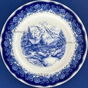 تصویر بشقاب پلوخوری تک چینی زرین طرح سن پترزبورگ فله ای – درجه یک 