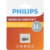 تصویر مموری کارت 32 گیگابایتی فیلیپس کلاس 10 - Ultra MicroSDHC U3 با گارانتی IPM 