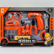 تصویر ست ابزار اسباب بازی مدل 269/103 با دریل باتری خور 