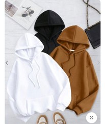 تصویر سویشرت - مشکی / فری سایز ۳۶ تا ۴۵ 