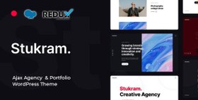 تصویر Stukram - AJAX Agency &amp; Portfolio WordPress Theme 