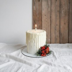 تصویر کیک خامه ای مینمال 