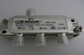 تصویر اسپلیتر تقسیم کننده آنتن مرکزی VBE 3PD SPAUN 