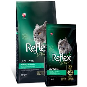 تصویر غذای خشک گربه بالغ رفلکس پلاس یورینری طعم مرغ 1.5 کیلویی Reflex Dry Food Adult Cat Urinary Chicken 1.5kg