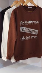 تصویر بلوز دورس دونخ زنانه نگین دار ترک برند اسمارا - قهوه ای 