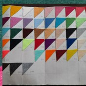 تصویر نمد دو میل رنگی کد 159 سبز تیره Two mil color felt