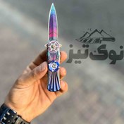 تصویر چاقو اسپینری تاشو خوش دست و زیبا 